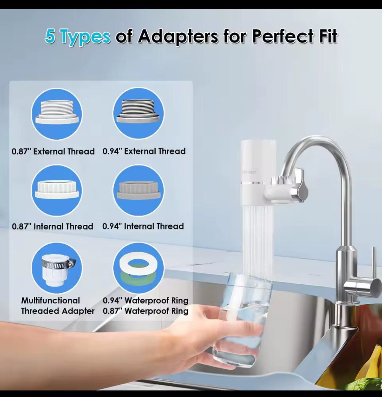 Filtre à Eau Compact et Élégant - Vortopt